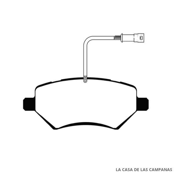 L4848-0ULT PASTILLAS DE FRENO DELANTERO