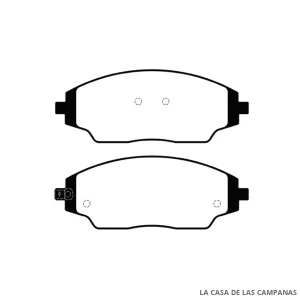 L4850-0M PASTILLAS DE FRENO DELANTERO