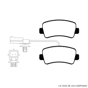 L4866-0ULT PASTILLAS DE FRENO TRASERO