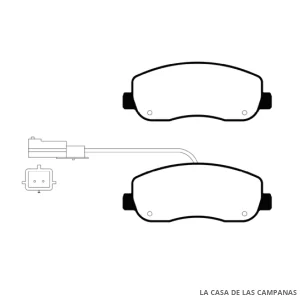 L4868-0ULT PASTILLAS DE FRENO DELANTERO