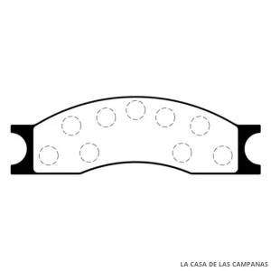 L7100-1M PASTILLAS DE FRENO DELANTERO, TRASERO