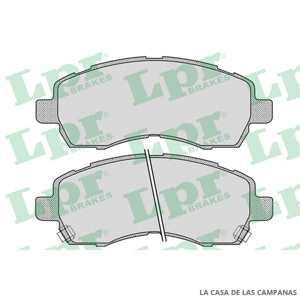 LPR05P1025 PASTILLAS DE FRENO DELANTERO