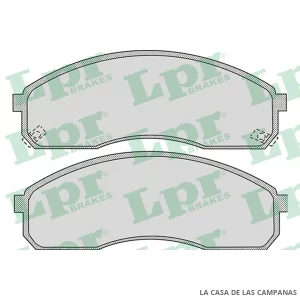 LPR05P1072 PASTILLAS DE FRENO DELANTERO