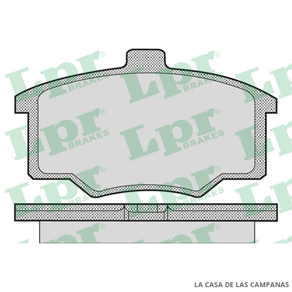 LPR05P1089 PASTILLAS DE FRENO DELANTERO