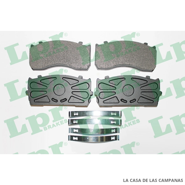 LPR05P1169 PASTILLAS DE FRENO DELANTERO, TRASERO - Imagen 2