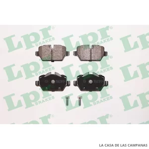 LPR05P1249 PASTILLAS DE FRENO TRASERO