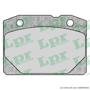 LPR05P127 PASTILLAS DE FRENO DELANTERO
