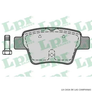 LPR05P1278 PASTILLAS DE FRENO TRASERO