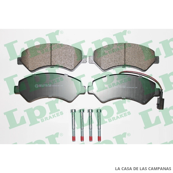 LPR05P1288 PASTILLAS DE FRENO DELANTERO - Imagen 2