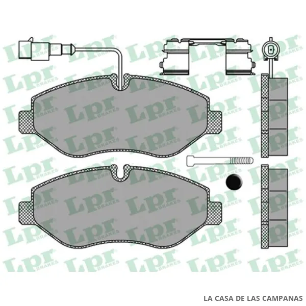 LPR05P1297A PASTILLAS DE FRENO DELANTERO