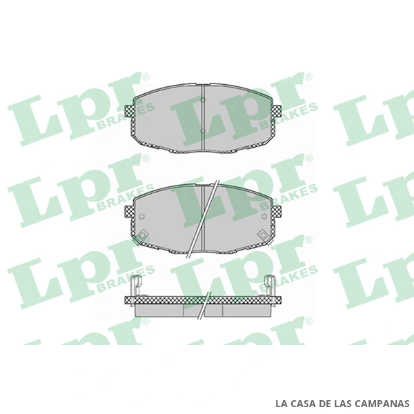 LPR05P1375 PASTILLAS DE FRENO DELANTERO
