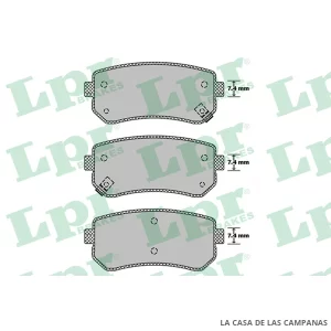 LPR05P1411 PASTILLAS DE FRENO TRASERO