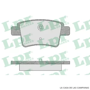 LPR05P1475 PASTILLAS DE FRENO TRASERO