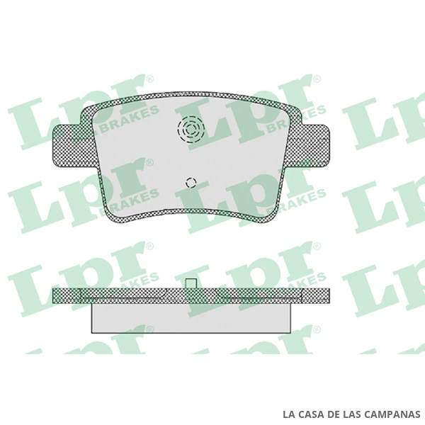 LPR05P1475 PASTILLAS DE FRENO TRASERO