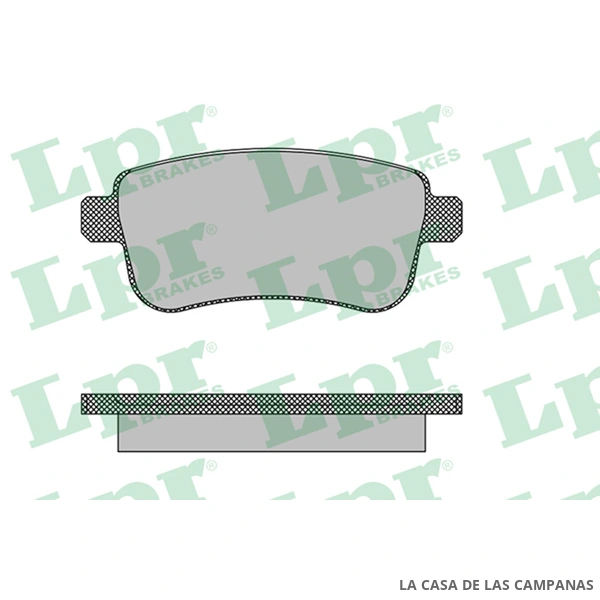 LPR05P1484 PASTILLAS DE FRENO TRASERO