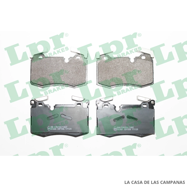 LPR05P1556 PASTILLAS DE FRENO DELANTERO - Imagen 2