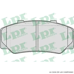LPR05P156 PASTILLAS DE FRENO DELANTERO