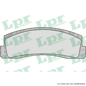 LPR05P179 PASTILLAS DE FRENO DELANTERO