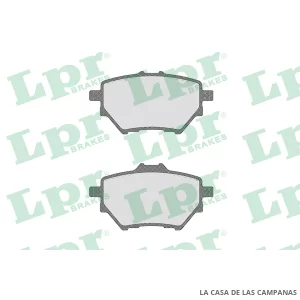 LPR05P1838 PASTILLAS DE FRENO TRASERO