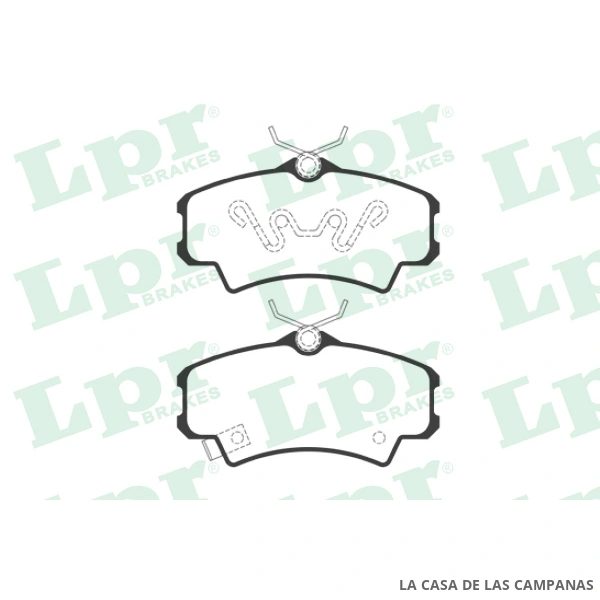 LPR05P1871 PASTILLAS DE FRENO DELANTERO
