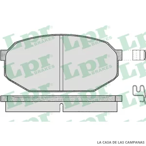LPR05P198 PASTILLAS DE FRENO DELANTERO