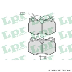 LPR05P282 PASTILLAS DE FRENO DELANTERO