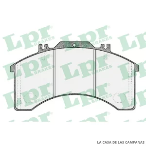 LPR05P309 PASTILLAS DE FRENO DELANTERO