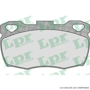 LPR05P332 PASTILLAS DE FRENO DELANTERO