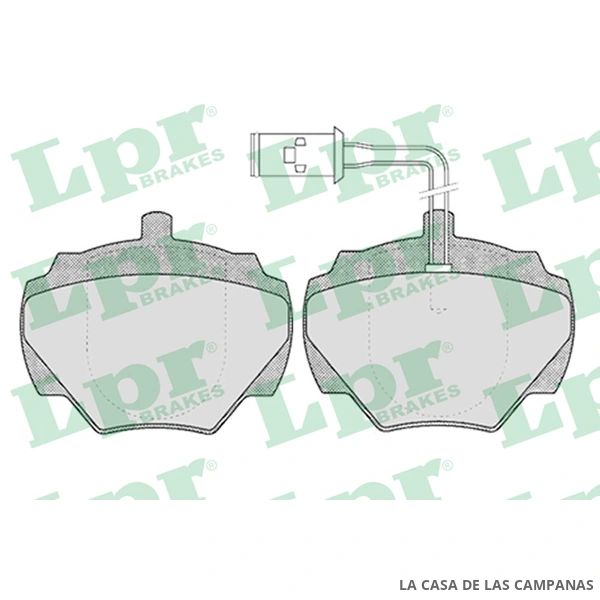 LPR05P431 PASTILLAS DE FRENO TRASERO