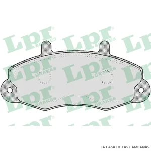 LPR05P481 PASTILLAS DE FRENO DELANTERO