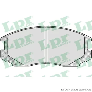 LPR05P502 PASTILLAS DE FRENO DELANTERO