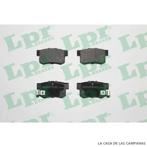 LPR05P508 PASTILLAS DE FRENO TRASERO