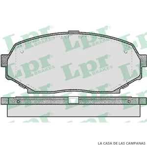 LPR05P525 PASTILLAS DE FRENO DELANTERO