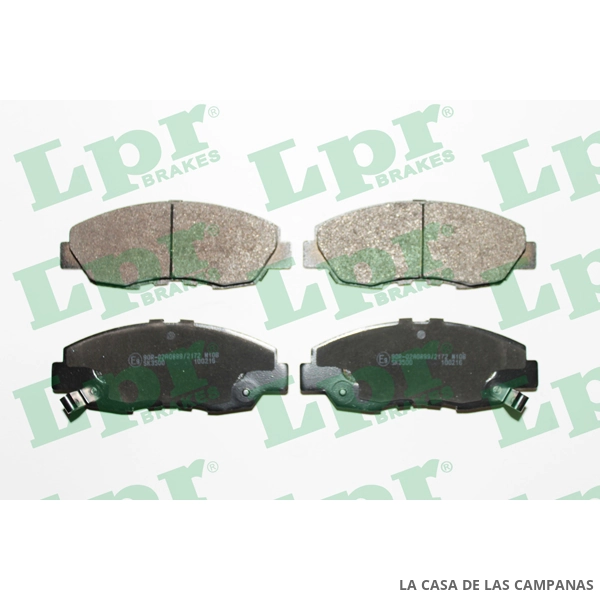 LPR05P566 PASTILLAS DE FRENO DELANTERO - Imagen 2