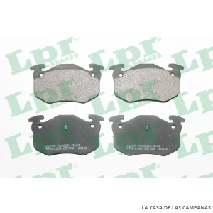 LPR05P582 PASTILLAS DE FRENO TRASERO
