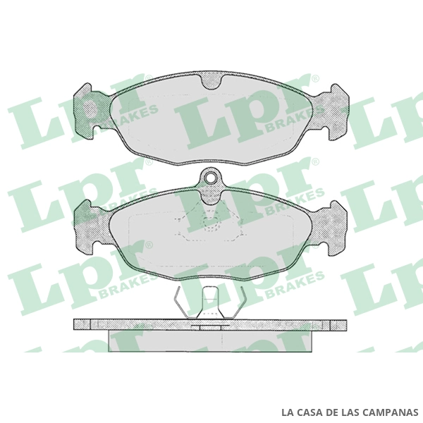 LPR05P599 PASTILLAS DE FRENO DELANTERO