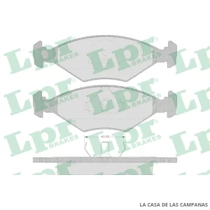 LPR05P632 PASTILLAS DE FRENO DELANTERO