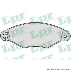 LPR05P661 PASTILLAS DE FRENO DELANTERO