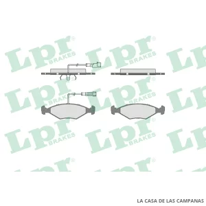 LPR05P680 PASTILLAS DE FRENO DELANTERO