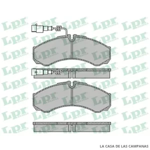 LPR05P684A PASTILLAS DE FRENO DELANTERO, TRASERO