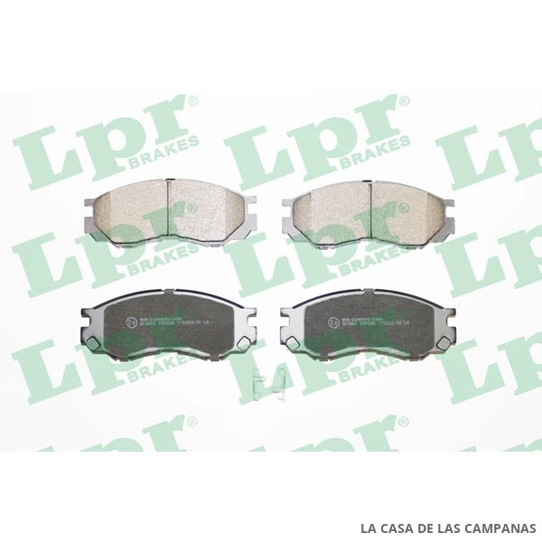 LPR05P686 PASTILLAS DE FRENO DELANTERO - Imagen 2