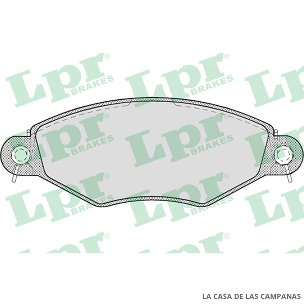 LPR05P708 PASTILLAS DE FRENO DELANTERO