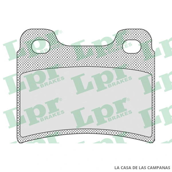 LPR05P747 PASTILLAS DE FRENO TRASERO