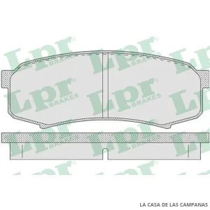 LPR05P749 PASTILLAS DE FRENO TRASERO