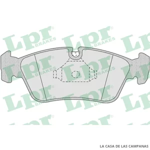 LPR05P757 PASTILLAS DE FRENO DELANTERO