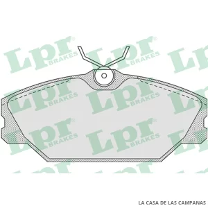 LPR05P816 PASTILLAS DE FRENO DELANTERO