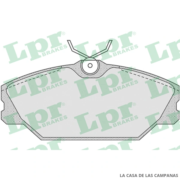 LPR05P816 PASTILLAS DE FRENO DELANTERO