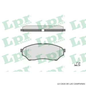 LPR05P819 PASTILLAS DE FRENO DELANTERO