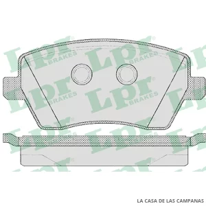 LPR05P867 PASTILLAS DE FRENO DELANTERO