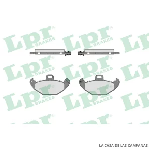 LPR05P883 PASTILLAS DE FRENO TRASERO